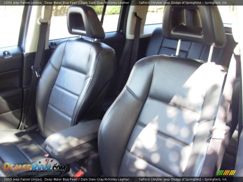 2009 Jeep Patriot Limited Deep Water Blue Pearl / Dark Slate Gray McKinley Leather Photo #19
