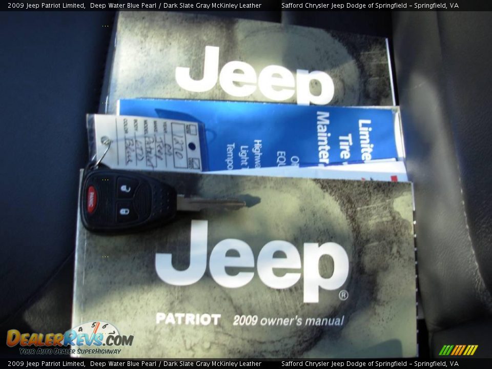 2009 Jeep Patriot Limited Deep Water Blue Pearl / Dark Slate Gray McKinley Leather Photo #27