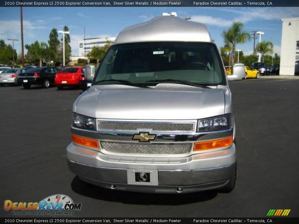 2010 Chevrolet Express LS 2500 Explorer Conversion Van Sheer Silver Metallic / Medium Pewter Photo #2