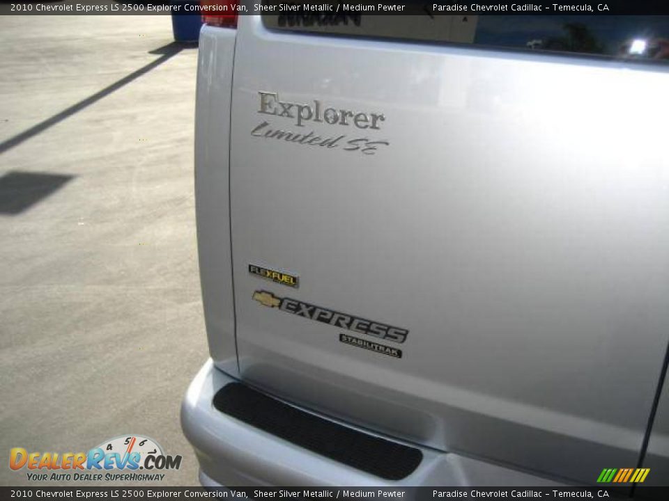 2010 Chevrolet Express LS 2500 Explorer Conversion Van Sheer Silver Metallic / Medium Pewter Photo #9