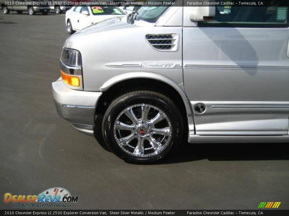 2010 Chevrolet Express LS 2500 Explorer Conversion Van Sheer Silver Metallic / Medium Pewter Photo #11
