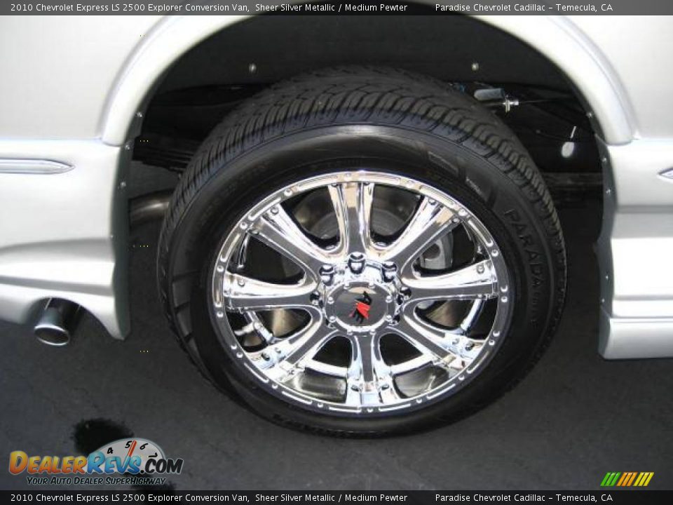 2010 Chevrolet Express LS 2500 Explorer Conversion Van Sheer Silver Metallic / Medium Pewter Photo #12