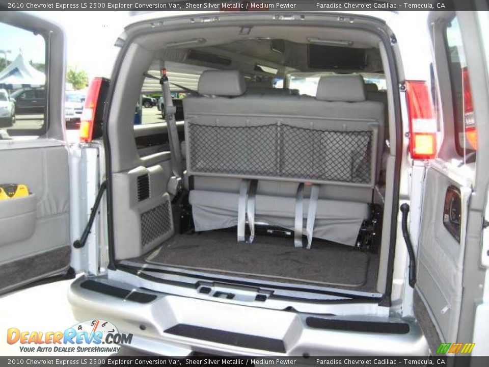 2010 Chevrolet Express LS 2500 Explorer Conversion Van Sheer Silver Metallic / Medium Pewter Photo #15