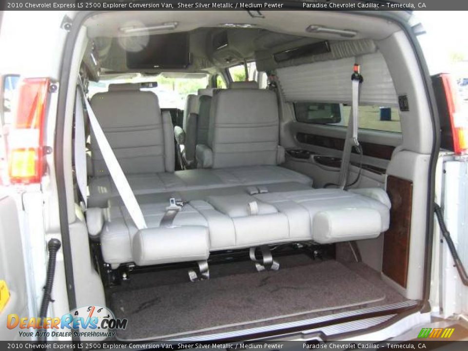 2010 Chevrolet Express LS 2500 Explorer Conversion Van Sheer Silver Metallic / Medium Pewter Photo #16