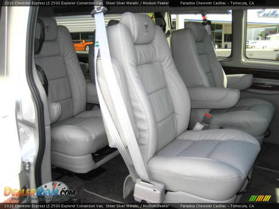 2010 Chevrolet Express LS 2500 Explorer Conversion Van Sheer Silver Metallic / Medium Pewter Photo #18