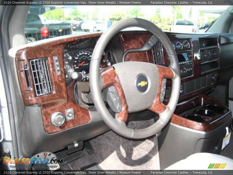 2010 Chevrolet Express LS 2500 Explorer Conversion Van Sheer Silver Metallic / Medium Pewter Photo #19