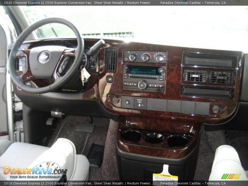 2010 Chevrolet Express LS 2500 Explorer Conversion Van Sheer Silver Metallic / Medium Pewter Photo #20