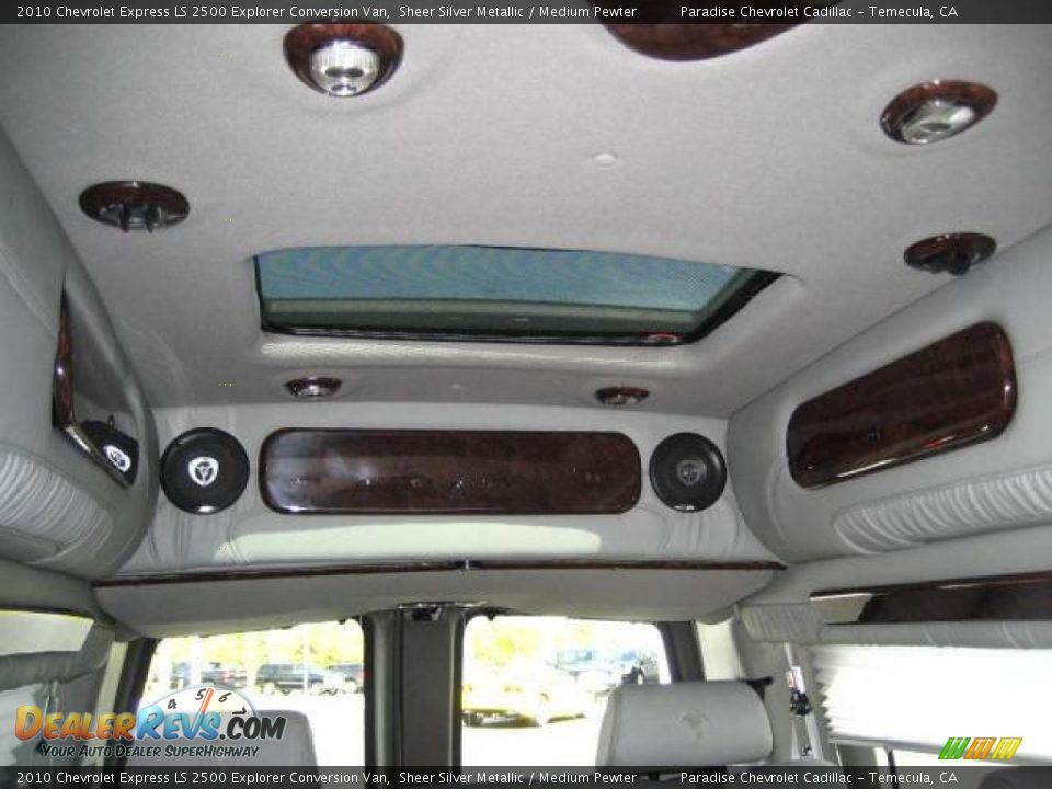 2010 Chevrolet Express LS 2500 Explorer Conversion Van Sheer Silver Metallic / Medium Pewter Photo #26
