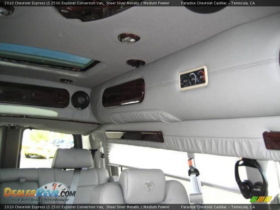 2010 Chevrolet Express LS 2500 Explorer Conversion Van Sheer Silver Metallic / Medium Pewter Photo #27