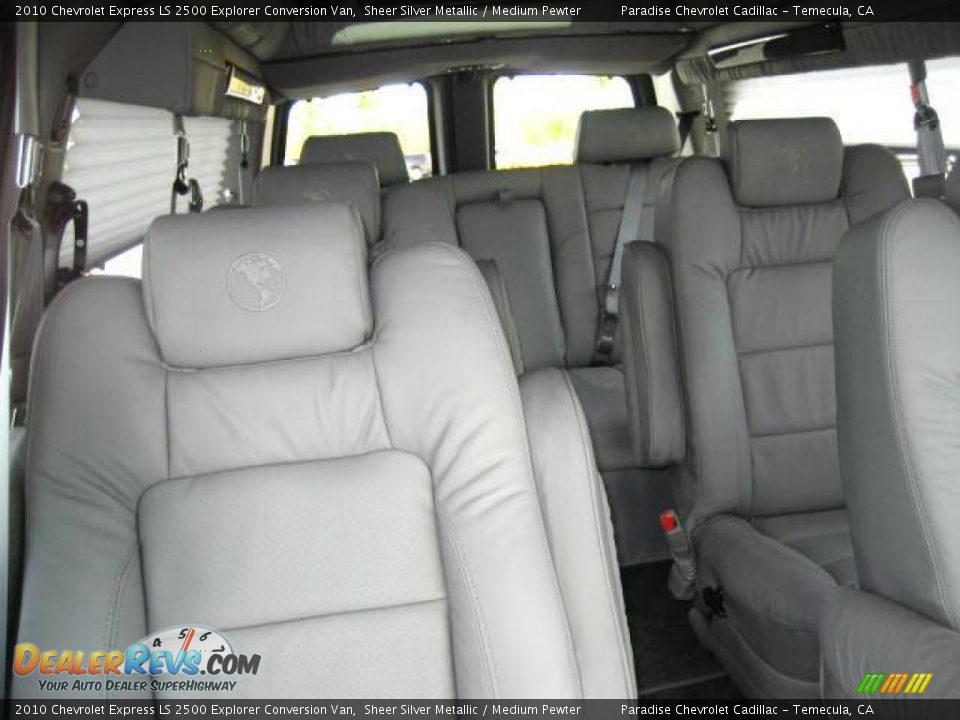 2010 Chevrolet Express LS 2500 Explorer Conversion Van Sheer Silver Metallic / Medium Pewter Photo #28