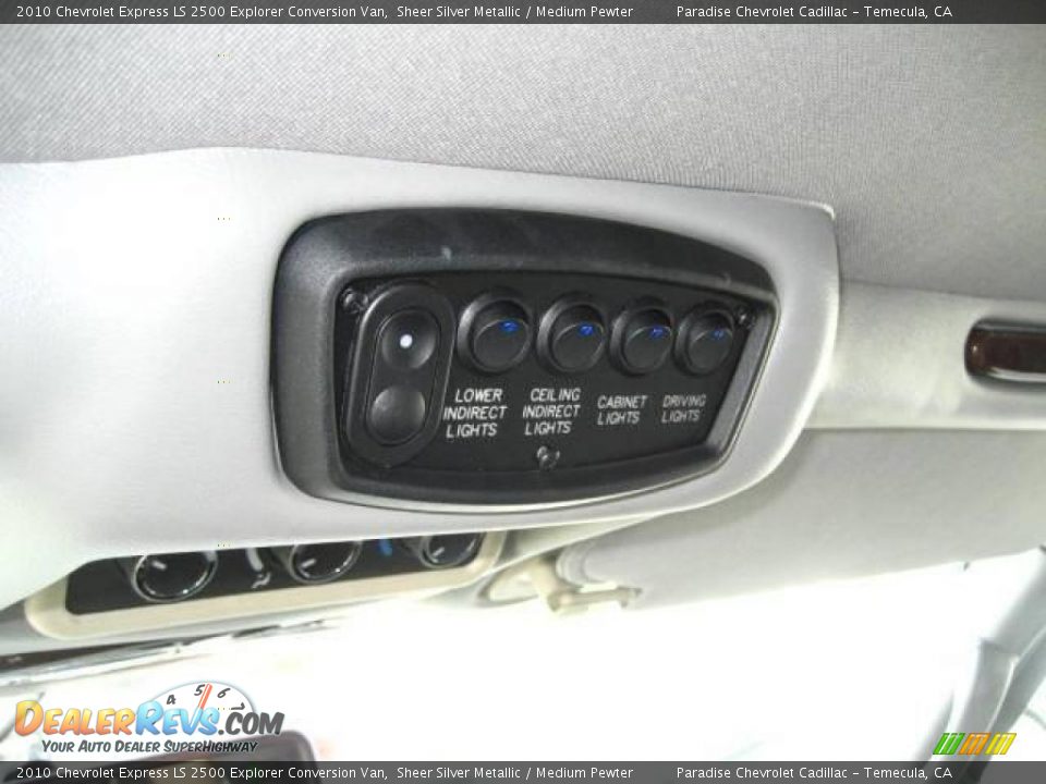 2010 Chevrolet Express LS 2500 Explorer Conversion Van Sheer Silver Metallic / Medium Pewter Photo #31