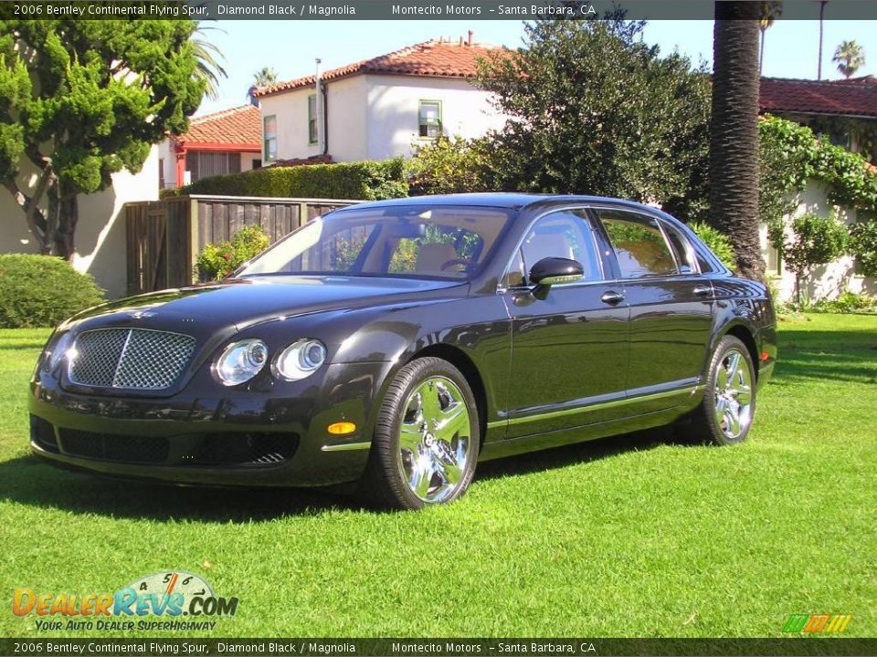 2006 Bentley Continental Flying Spur Diamond Black / Magnolia Photo #1