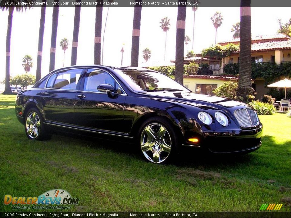 2006 Bentley Continental Flying Spur Diamond Black / Magnolia Photo #5