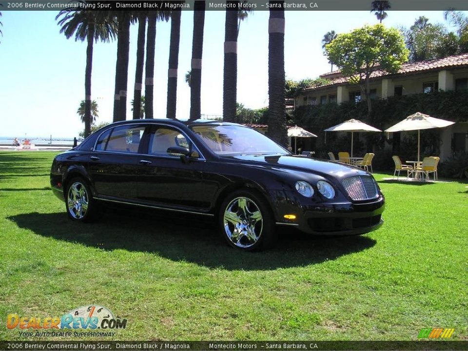 2006 Bentley Continental Flying Spur Diamond Black / Magnolia Photo #10