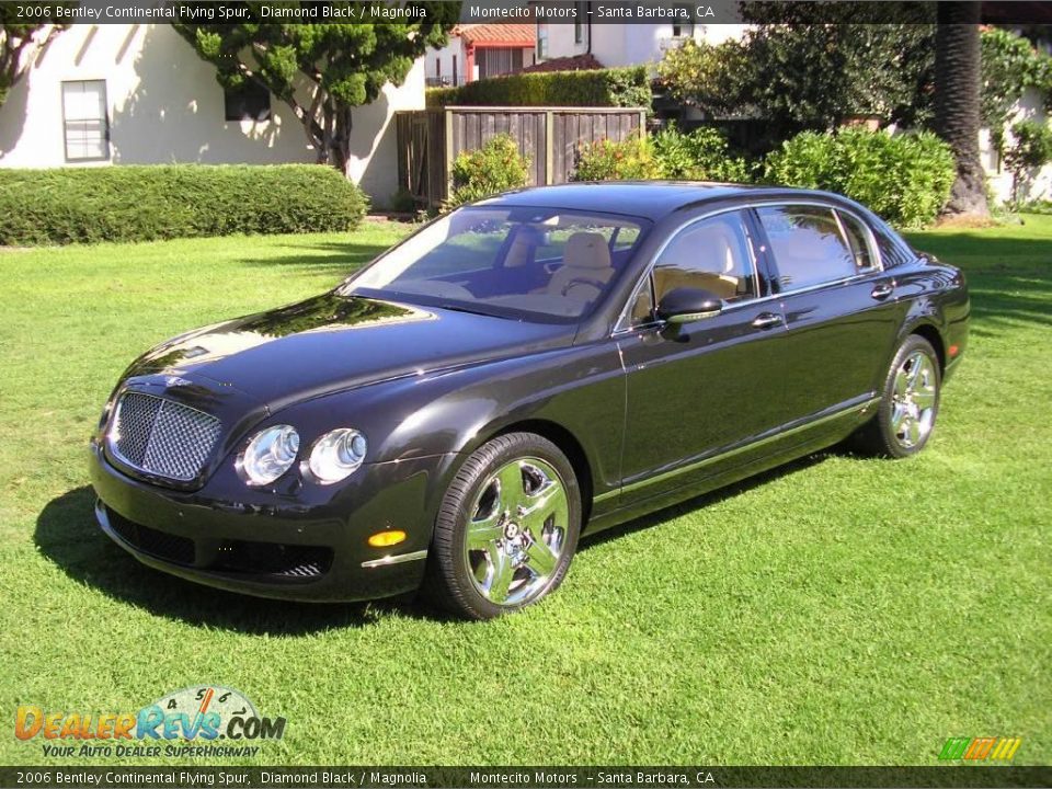 2006 Bentley Continental Flying Spur Diamond Black / Magnolia Photo #11