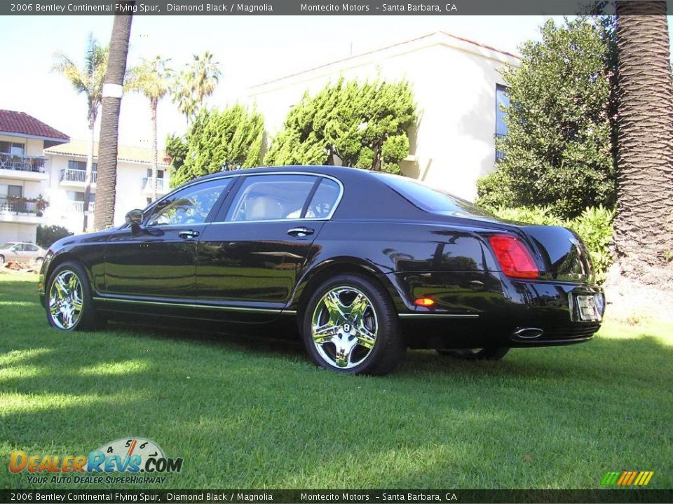 2006 Bentley Continental Flying Spur Diamond Black / Magnolia Photo #20