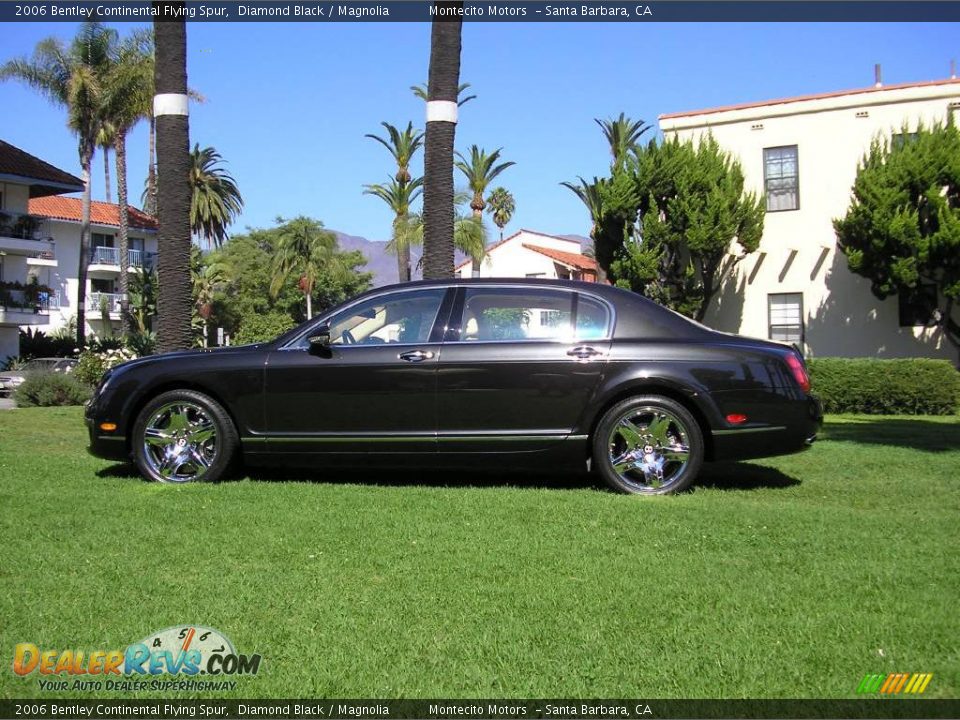 2006 Bentley Continental Flying Spur Diamond Black / Magnolia Photo #21