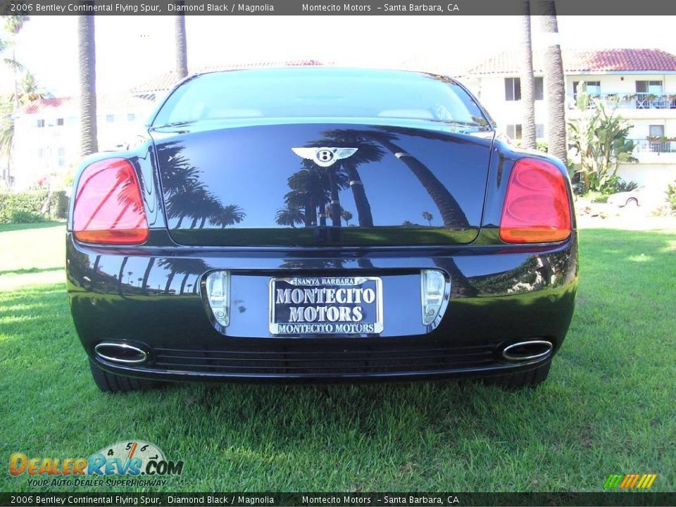 2006 Bentley Continental Flying Spur Diamond Black / Magnolia Photo #22