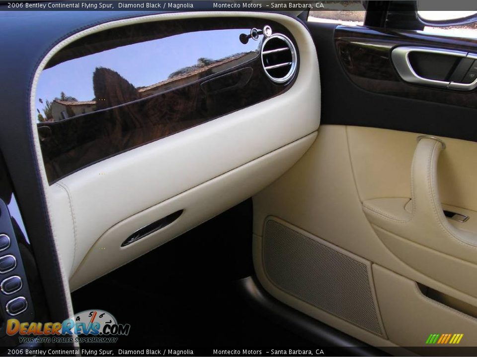 2006 Bentley Continental Flying Spur Diamond Black / Magnolia Photo #23