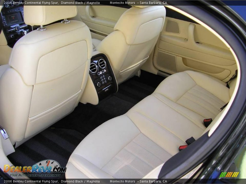 2006 Bentley Continental Flying Spur Diamond Black / Magnolia Photo #24