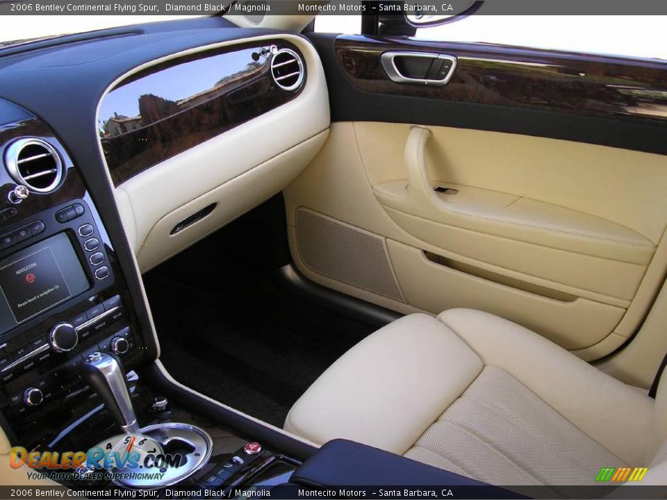 2006 Bentley Continental Flying Spur Diamond Black / Magnolia Photo #26