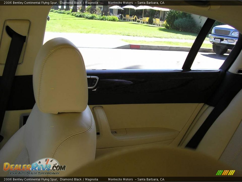 2006 Bentley Continental Flying Spur Diamond Black / Magnolia Photo #27