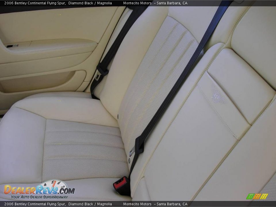 2006 Bentley Continental Flying Spur Diamond Black / Magnolia Photo #30