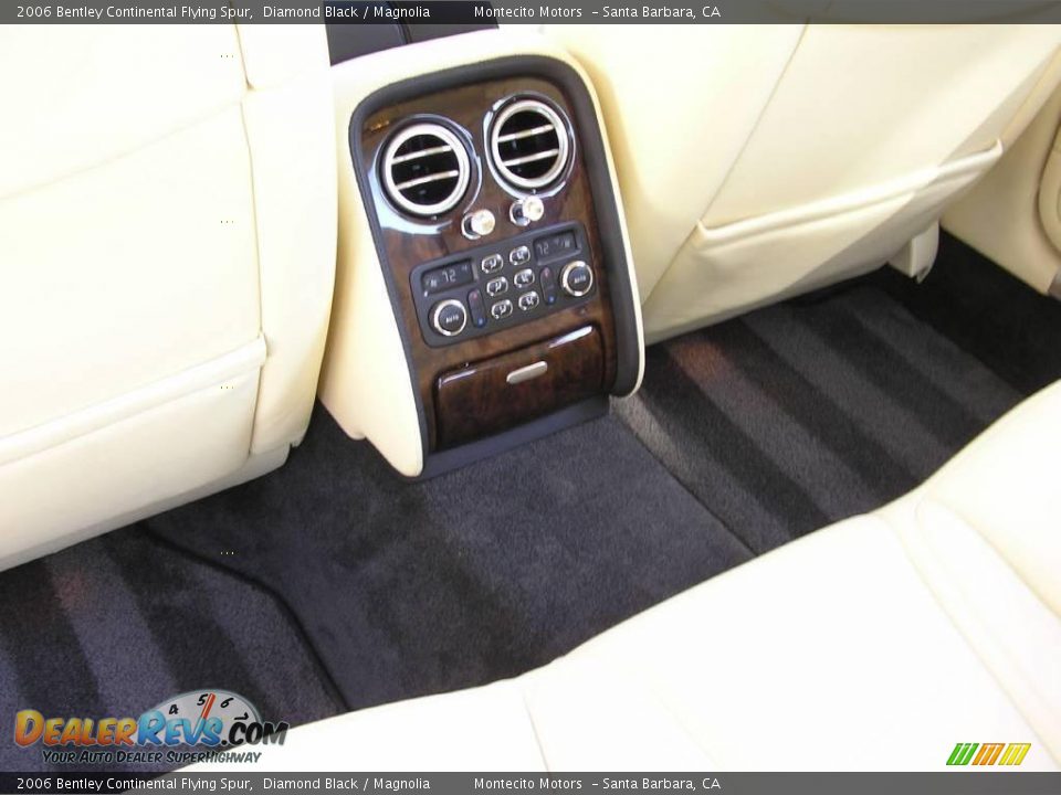 2006 Bentley Continental Flying Spur Diamond Black / Magnolia Photo #31