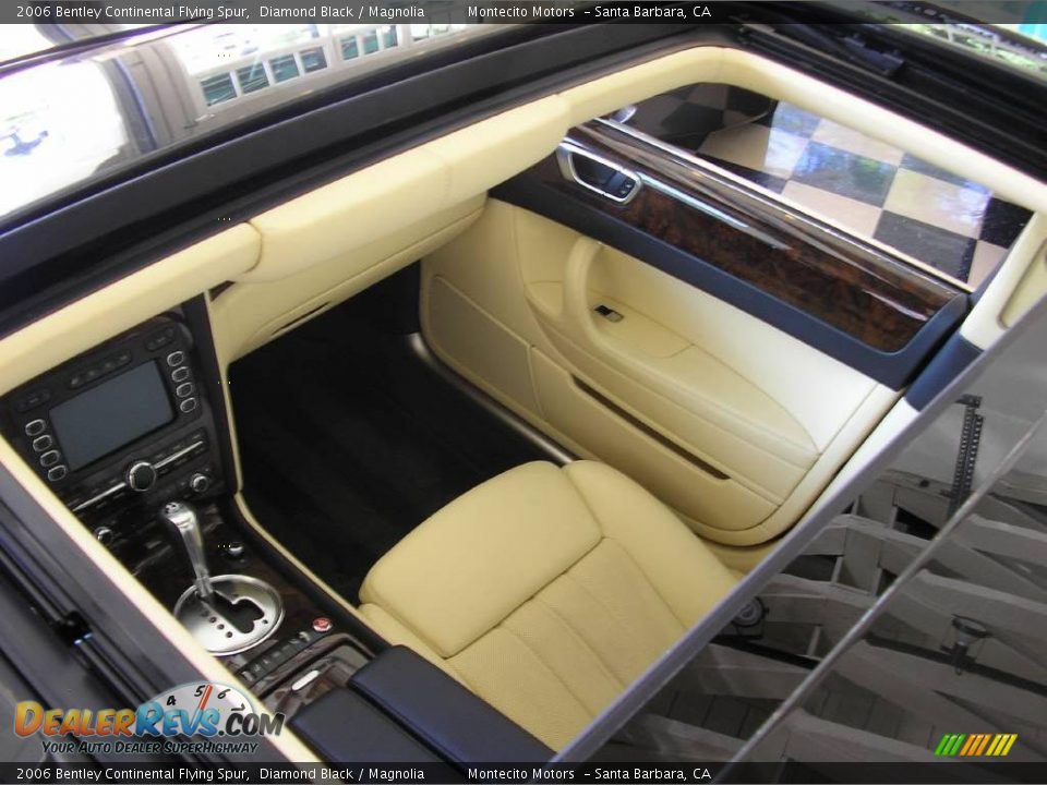 2006 Bentley Continental Flying Spur Diamond Black / Magnolia Photo #36