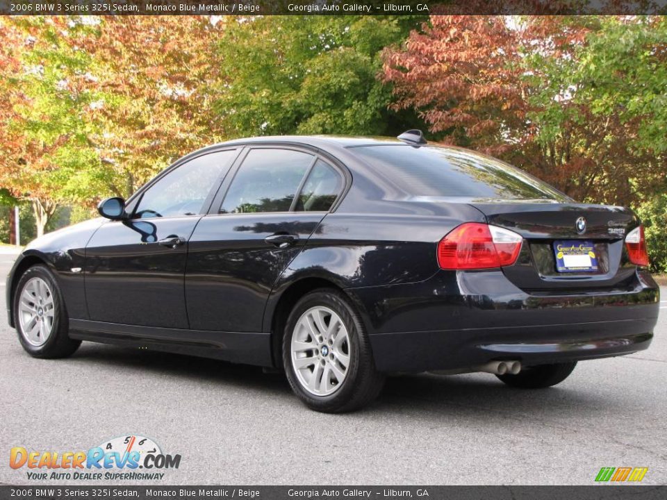 2006 BMW 3 Series 325i Sedan Monaco Blue Metallic / Beige Photo #3