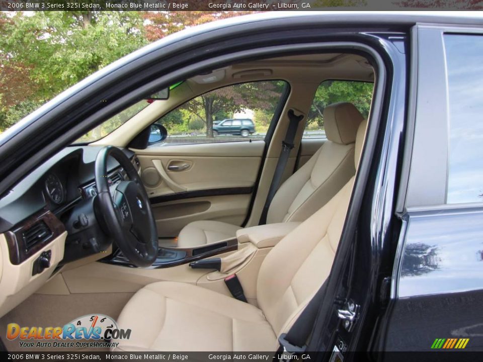 2006 BMW 3 Series 325i Sedan Monaco Blue Metallic / Beige Photo #8
