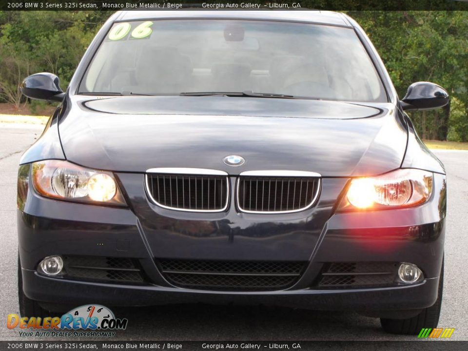 2006 BMW 3 Series 325i Sedan Monaco Blue Metallic / Beige Photo #13