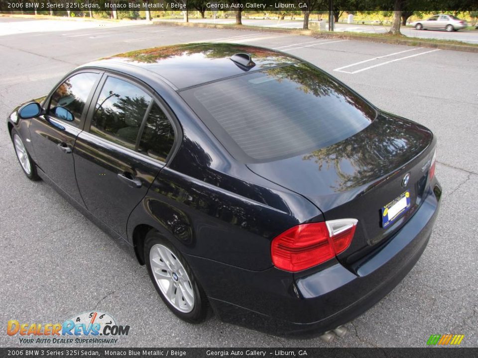 2006 BMW 3 Series 325i Sedan Monaco Blue Metallic / Beige Photo #19
