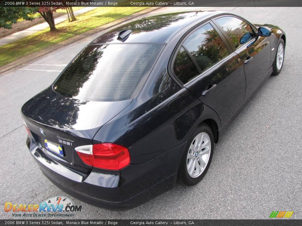 2006 BMW 3 Series 325i Sedan Monaco Blue Metallic / Beige Photo #20