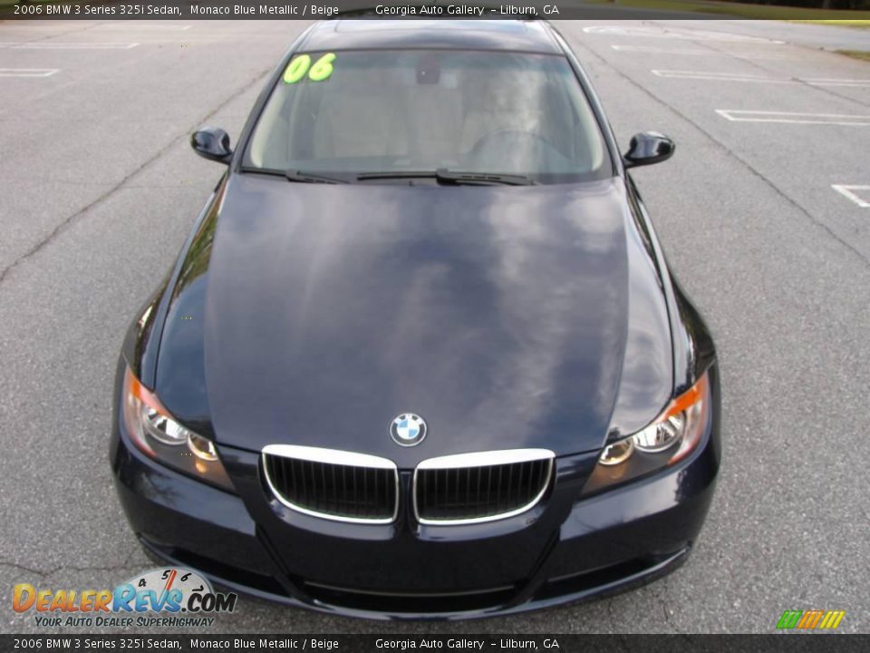 2006 BMW 3 Series 325i Sedan Monaco Blue Metallic / Beige Photo #21