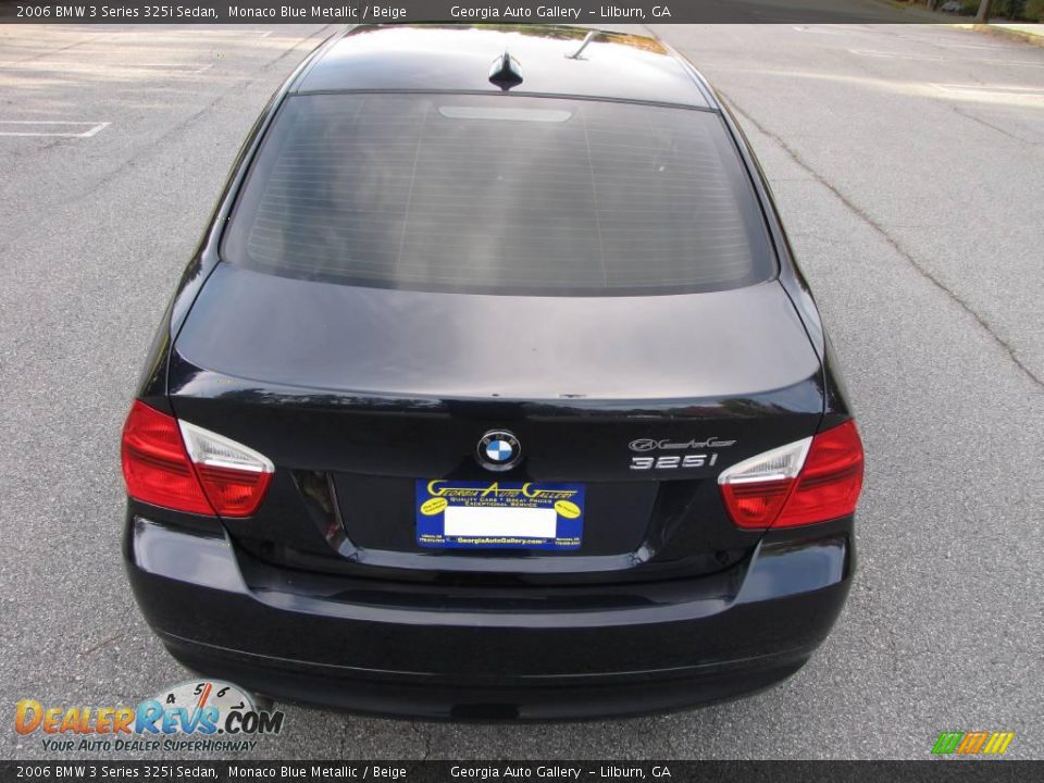 2006 BMW 3 Series 325i Sedan Monaco Blue Metallic / Beige Photo #22