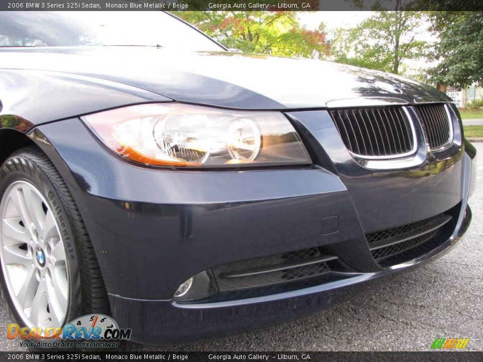 2006 BMW 3 Series 325i Sedan Monaco Blue Metallic / Beige Photo #25