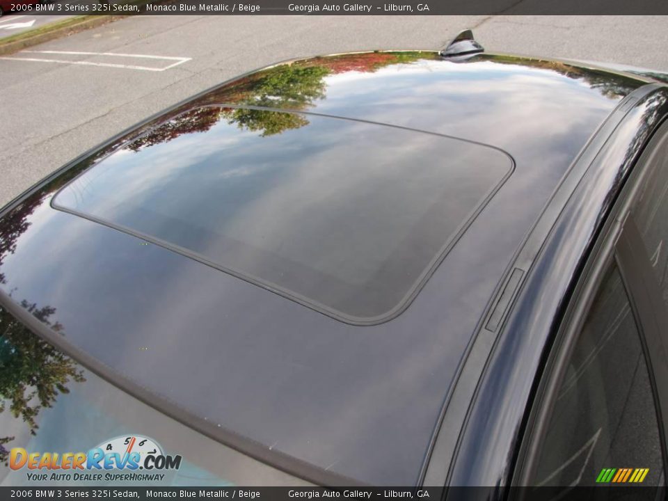 2006 BMW 3 Series 325i Sedan Monaco Blue Metallic / Beige Photo #27
