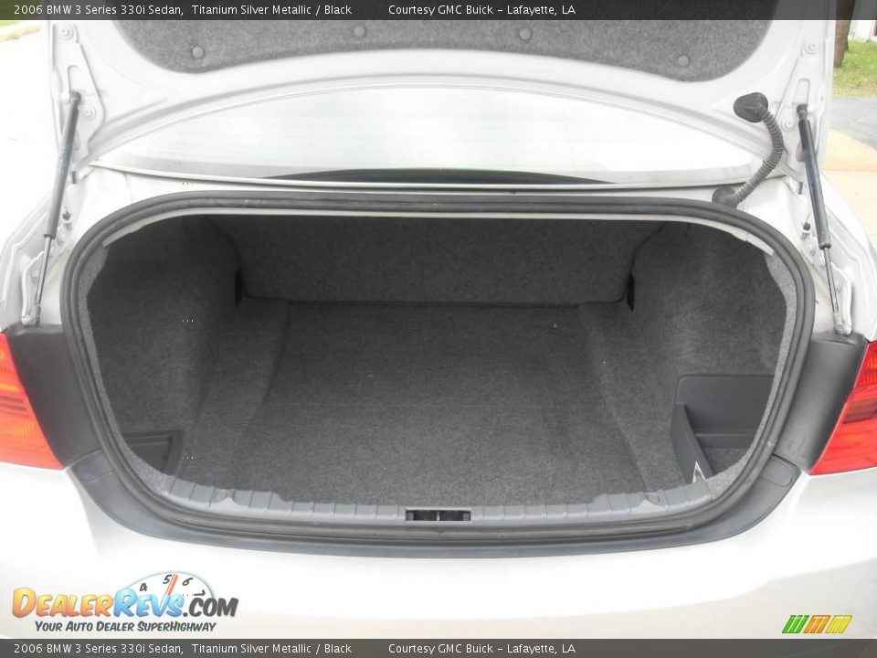 2006 BMW 3 Series 330i Sedan Titanium Silver Metallic / Black Photo #3