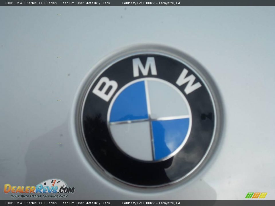 2006 BMW 3 Series 330i Sedan Titanium Silver Metallic / Black Photo #10