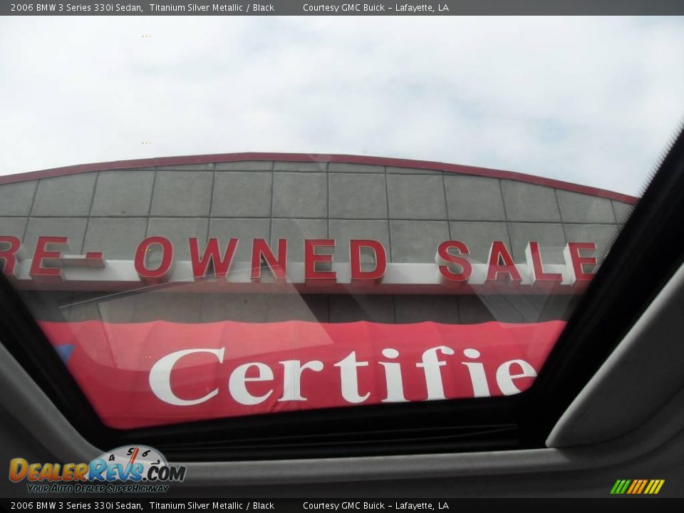 2006 BMW 3 Series 330i Sedan Titanium Silver Metallic / Black Photo #18