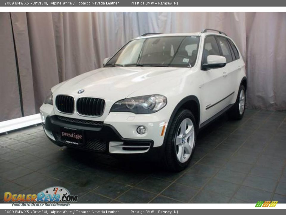 2009 BMW X5 xDrive30i Alpine White / Tobacco Nevada Leather Photo #1
