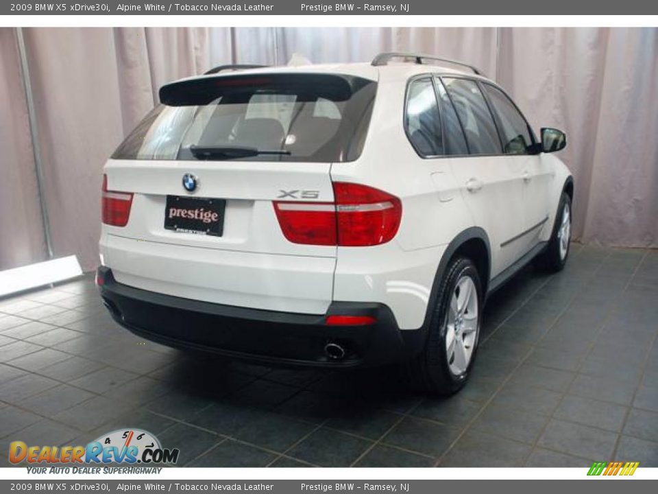 2009 BMW X5 xDrive30i Alpine White / Tobacco Nevada Leather Photo #2