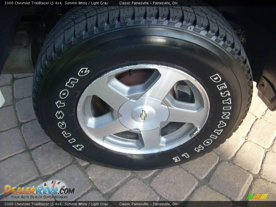 2006 Chevrolet TrailBlazer LS 4x4 Summit White / Light Gray Photo #6