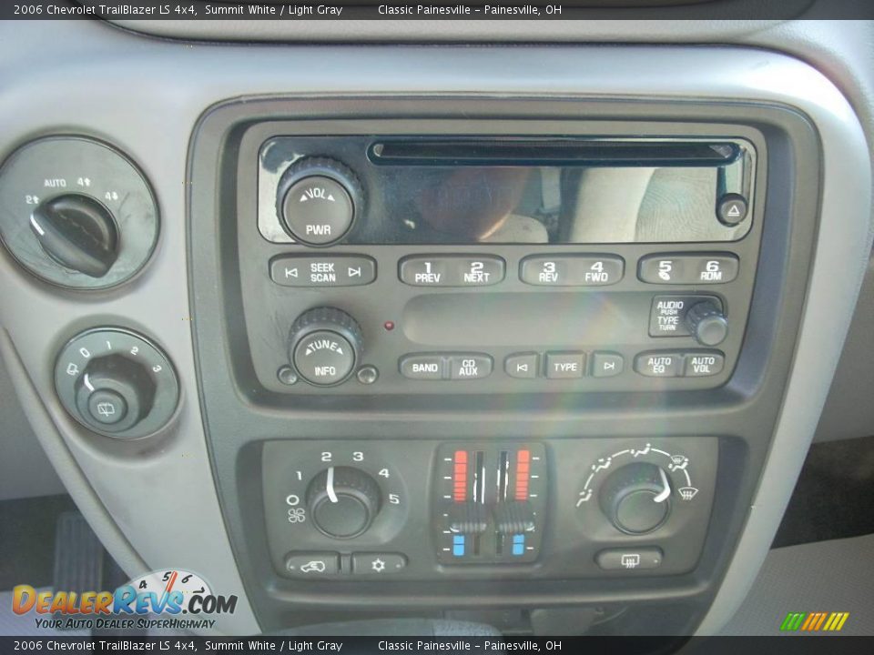 2006 Chevrolet TrailBlazer LS 4x4 Summit White / Light Gray Photo #12