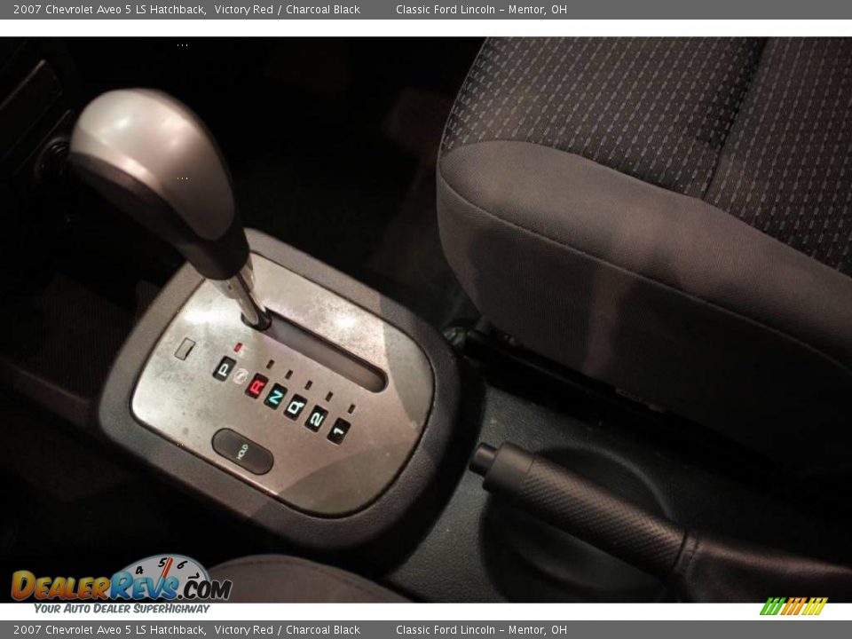 2007 Chevrolet Aveo 5 LS Hatchback Victory Red / Charcoal Black Photo #13