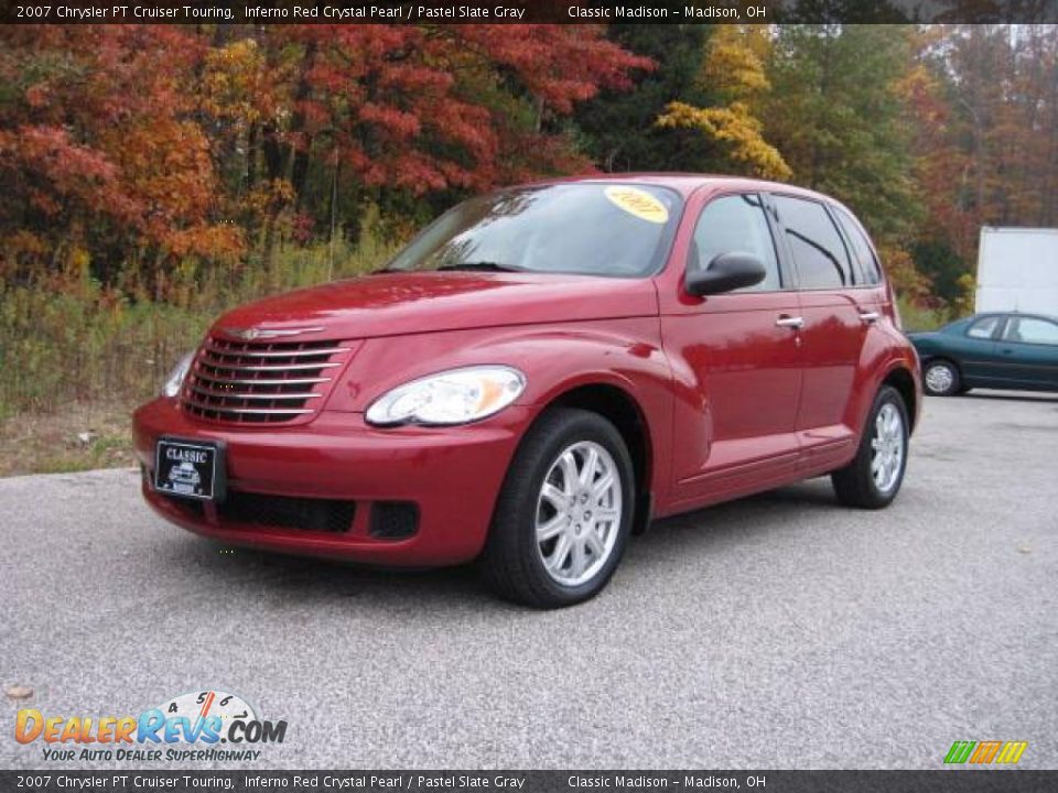 2007 Chrysler PT Cruiser Touring Inferno Red Crystal Pearl / Pastel Slate Gray Photo #1