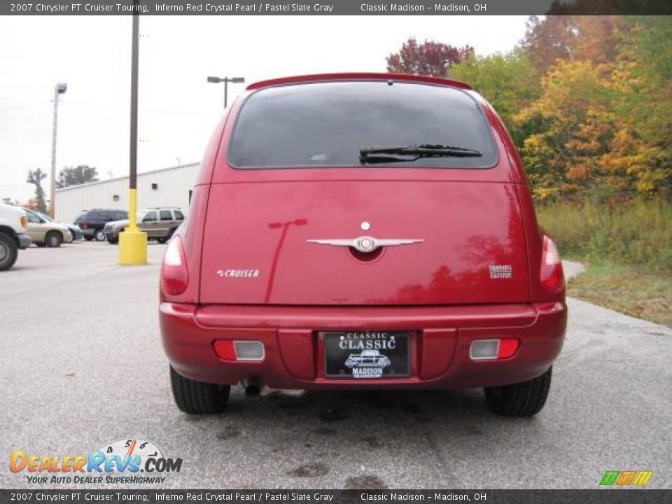 2007 Chrysler PT Cruiser Touring Inferno Red Crystal Pearl / Pastel Slate Gray Photo #4