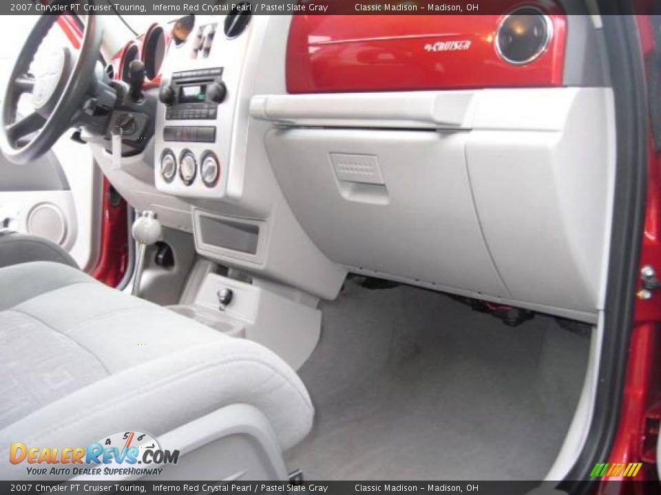 2007 Chrysler PT Cruiser Touring Inferno Red Crystal Pearl / Pastel Slate Gray Photo #17