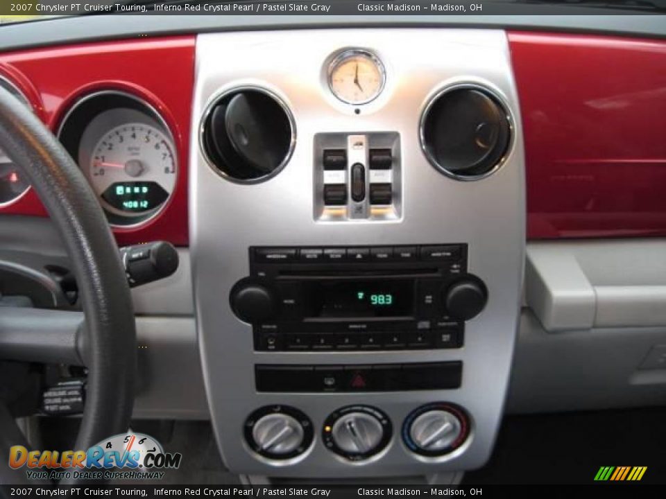 2007 Chrysler PT Cruiser Touring Inferno Red Crystal Pearl / Pastel Slate Gray Photo #24